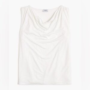 J.Crew Sleeveless cowlneck top Slim fit. NWT Size S Small